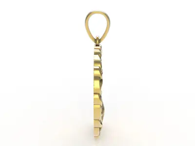 Tree Pendant 3D print model