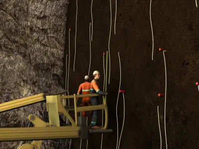 Tunnel Creation -  Charging Process 3D model