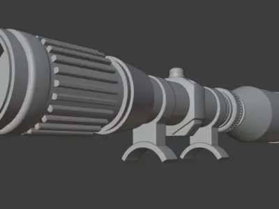 Sniper Scope Free 3D model purchase