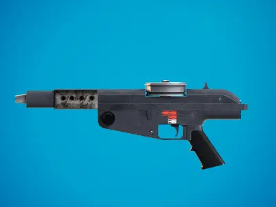 Weapon 1 Low-poly 3D model