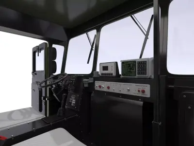 92N6e Grave Stone Radar 3D model