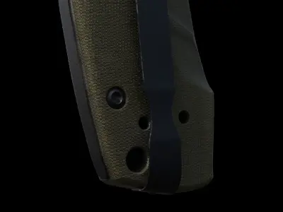Knife military highpoly for film realistic 3D model