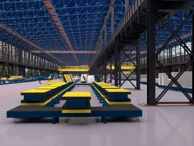 Factory Real-Scale 3D Model 3D model