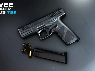 TAURUS TS9 3D model