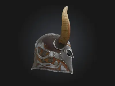 Viking Helm of Valor  Honor-Bound Fury of the North 3D model