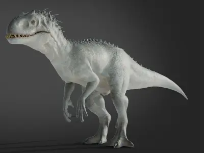 Jurassic World Park Indominus Rex Blender  Low-poly 3D model