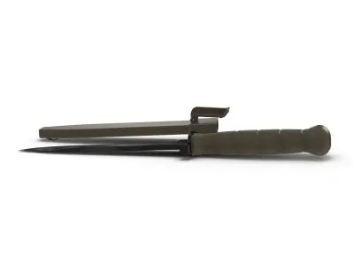 Glock FM 78 Knife Set 3D model