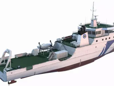 Archaeological Research Vessel 01 3D model