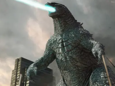 Monster Godzilla Rigged for Maya 3D model