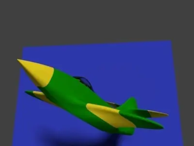 Concept of WWI aircraft 3D model