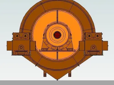 BallMill Diam 43 3D model
