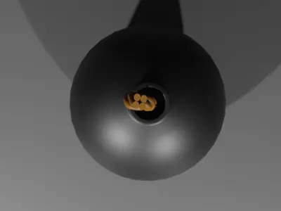 Bomb 3D model 3D model purchase