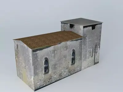 Church Epiluche Dordogne Free 3D model