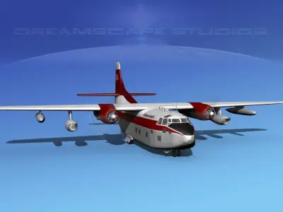 Fairchild C-123K Provider V12 3D model