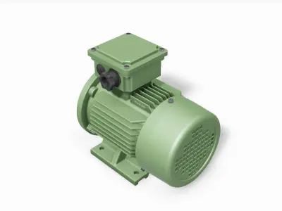80 B34b Top IEC electric motor - 3D CAD model 3D model