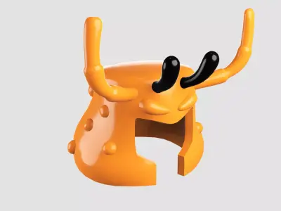 Custom3Dprint Minifigure Accessory - Ninjago Fish Helmets - 008 3D print model