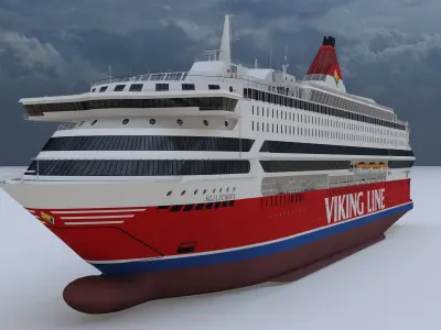Silja Europa - Viking Line 3D model