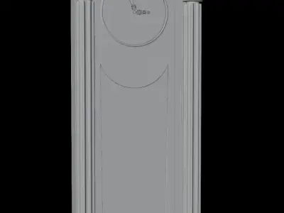 Pendulum Clock Low-poly 3D model