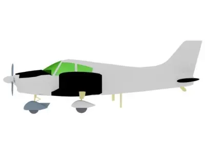 AIRCRAFT T-CHER 3D model