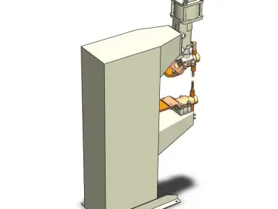 Spot Welding Machine 3D model purchase