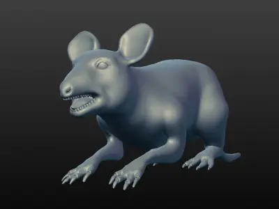 rat 3d model 3D model purchase