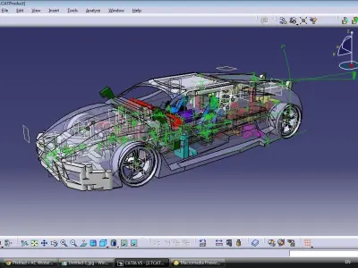 sport car Free 3D model 5