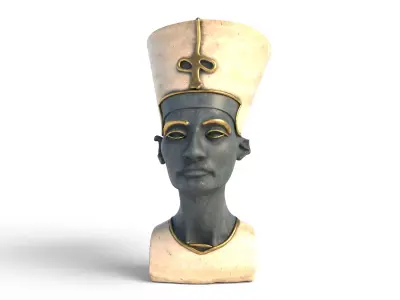 nefertiti Low-poly 3D model