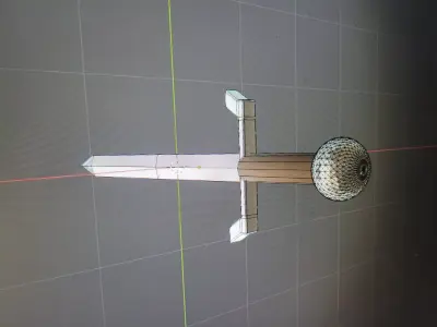 fantasy melee bundle Low-poly 3D model