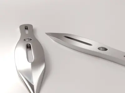 Throwing Knife 3D model purchase