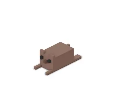 bear voxel 3D model