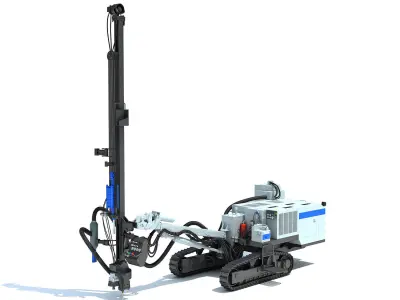 Rock Drilling Rig 3D model