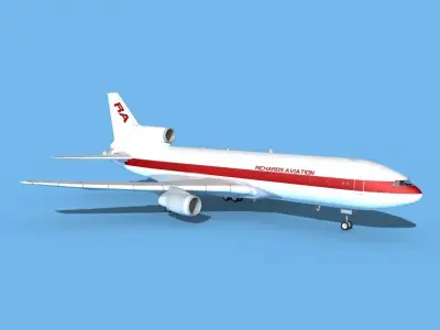 Lockheed L-1011 Richards Aviation 3D model