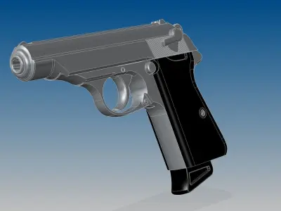 Walther PP 3D model purchase