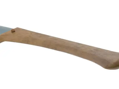 Falx  Sword Low-poly 3D model