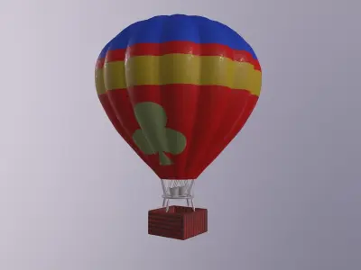 baloon hot air balloon 3D model