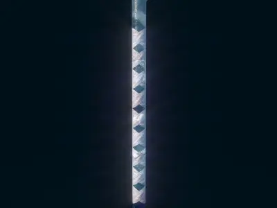 Staff 07 V2 Low-poly 3D model