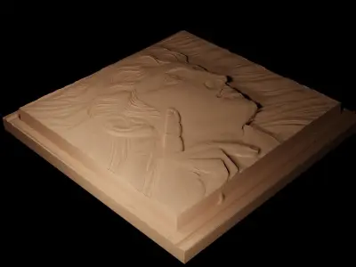 statue CNC 3d Print High Relief Sand Casting 3D print model