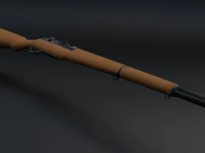 M1 Garand  Low-poly 3D model