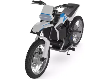 Trail Motorcycle 3D model order