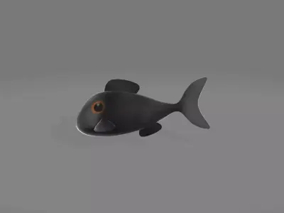Low Poly Fish Free low-poly 3D model purchase