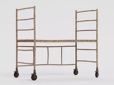 -Old Scaffolding V3- 3D model