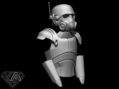 Fallout NCR Ranger combat armor 3D print model