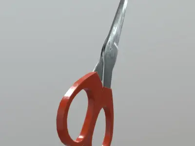 Scissors 5 Low-poly 3D model