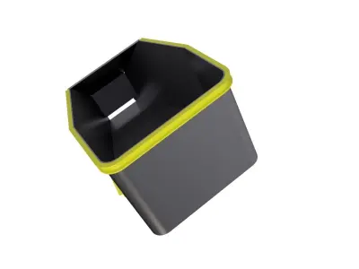 STEEL DISCHARGE CHAMBER Low-poly 3D model