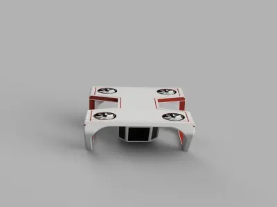Autonomous rideshare eVTOL aircraft 3D model