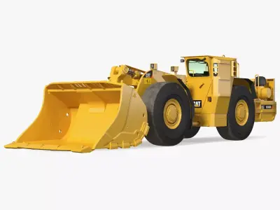 Mining Loader Cat R1600H Rigged 3D model by 3dmi