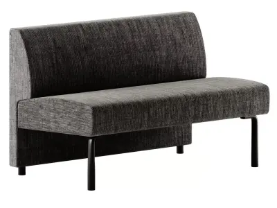 Et al AMBIT Bench Sofa with Table set 3D model