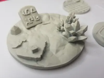 Legion Industrial Jedi or sith 60 mm Base 3D print model