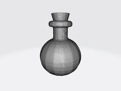 3d Model Deathly Potion Of Unbreakable Wil 3D model