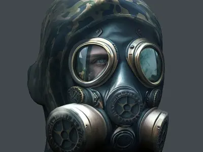 Helmet 3d model military combat Military Low-poly Low-poly Low-poly 3D model purchase